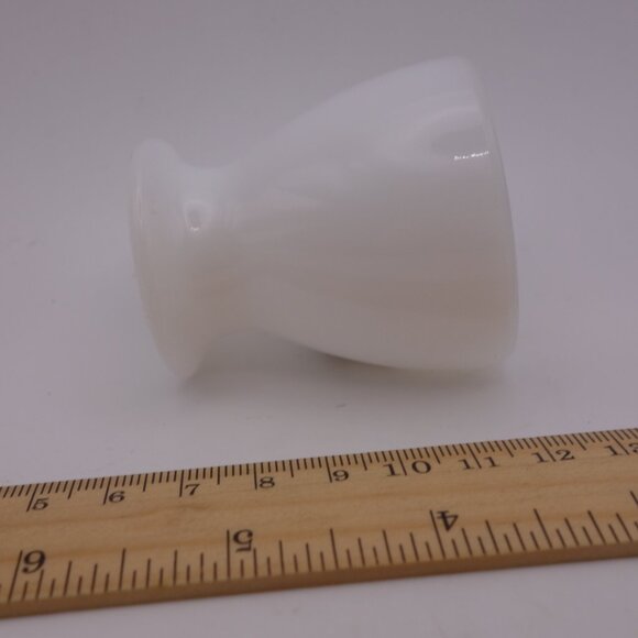 Set of Three(3)Arcopal Milk Glass Egg Cup feat "Fruits de France" (Apple)Pattern - Picture 10 of 16